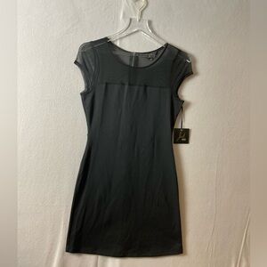 Jack by BB Dakota Black Mini Mesh Dress